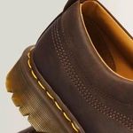 Dr. Martens туфлі Lowell 4 Eye Crazy Horse темно-коричневі 43348200