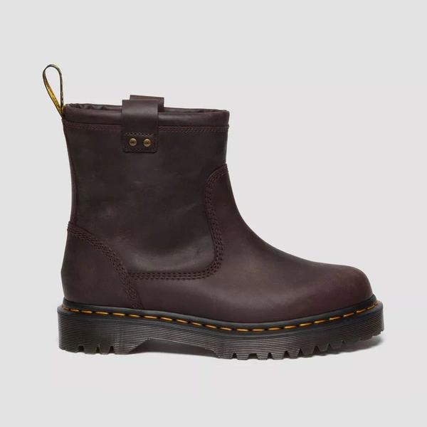 Dr. Martens байкерські черевики Anistone Lo темно-коричневі 31880201