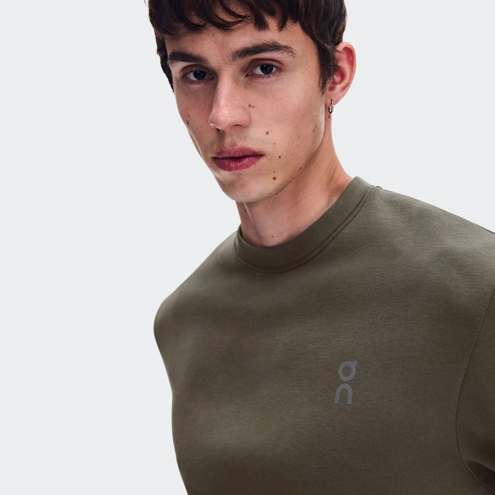 On Focus Tech Crew Bark-Apparel 1MF30314966