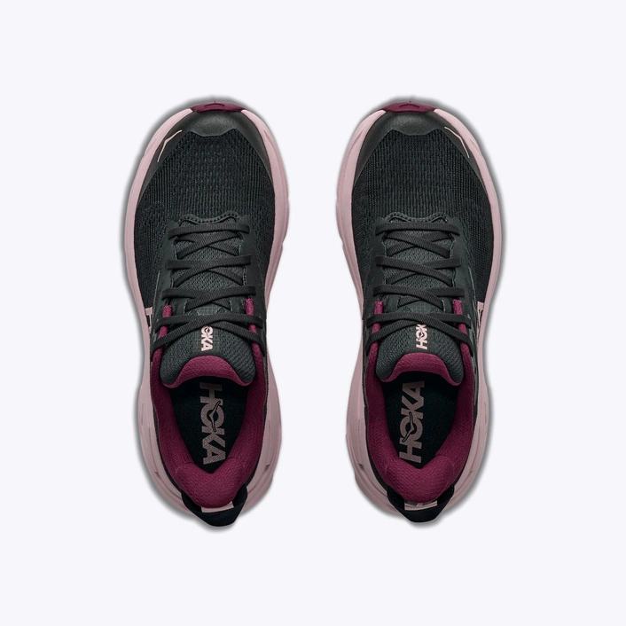 HOKA Challenger 8 жіночі кросівки для трейлраннінгу Black/Pink Opal