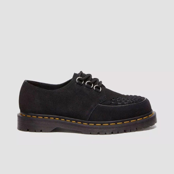 Dr. Martens кріпери Ramsey з плетеної замші чорні 40572001