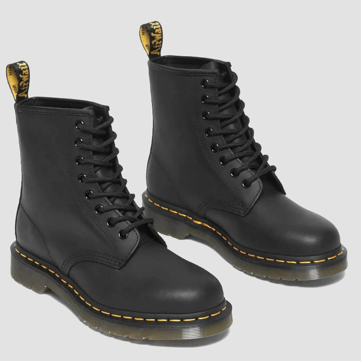Dr. Martens черевики 1460 Greasy чорні 11822003