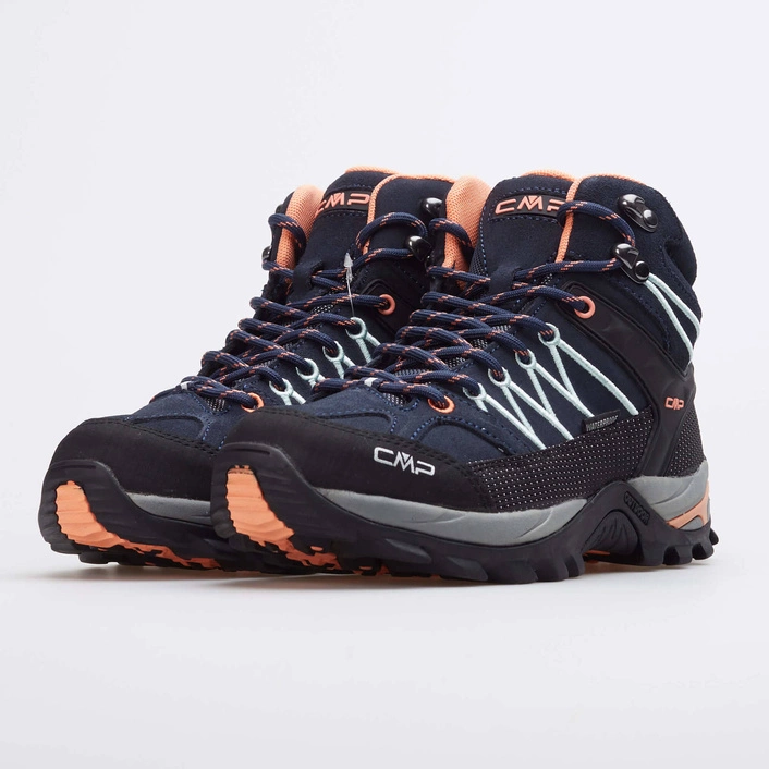 CMP RIGEL MID WMN TREKKING SHOE WP B. Blue/Giada/Peach