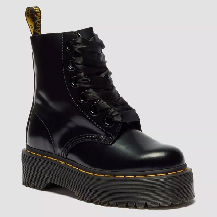 Dr. Martens жіночі черевики на платформі Molly Buttero чорні 24861001
