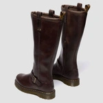 Dr. Martens високі байкерські чоботи Anistone Knee High Crazy Horse темно-коричневі 41871200