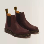 Dr. Martens челсі 2976 Yellow Stitch Crazy Horse вишневі 27486600