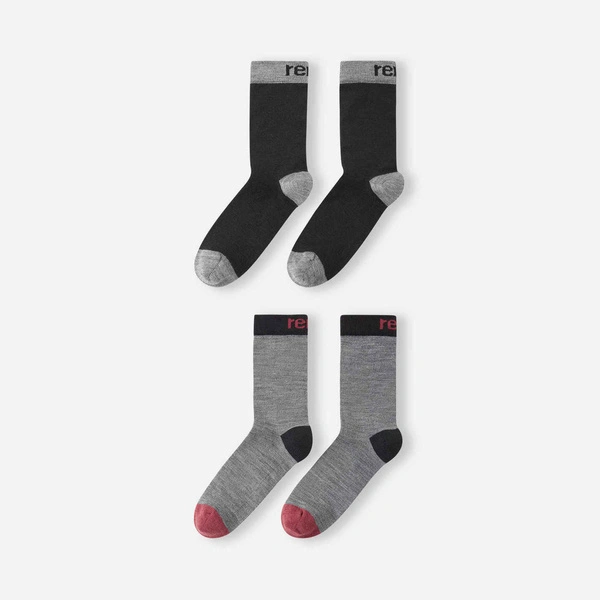 Reima Socks Parit Black 5300309A999A