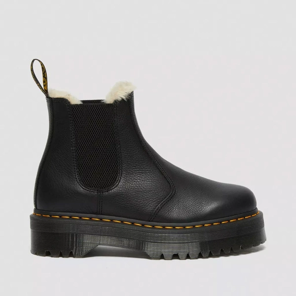 Dr. Martens утеплені челсі на платформі 2976 Quad Pisa чорні 25635001