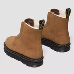 Dr. Martens зимові черевики без шнурків Zebzag Laceless утеплені нубукові світло-коричневі 42019200