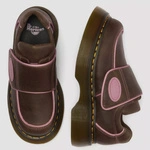 Dr. Martens жіночі туфлі на липучці Buzz Strap Wyoming темно-коричневі 42845200