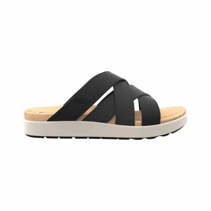 KEEN ELLE MIXED SLIDE BLACK/BIRCH