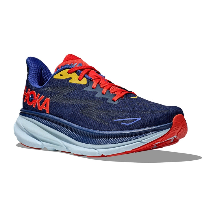 Hoka MEN'S CLIFTON 9 BELLWETHER BLUE/DAZZLING BLUE