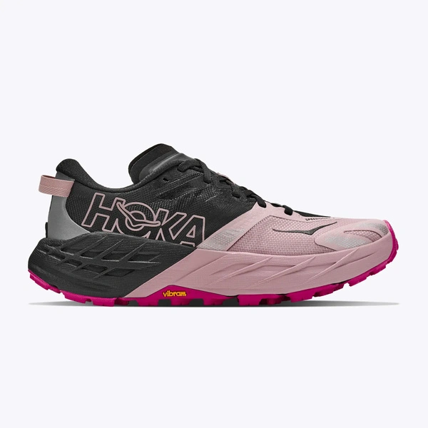 HOKA Speedgoat 7 жіночі кросівки для трейлраннінгу Black/Pink Opal