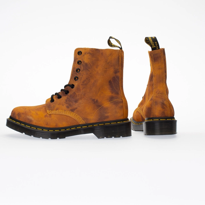 Dr. Martens черевики 1460 Pascal Tie Dye замшеві помаранчеві 27962806