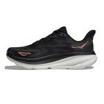HOKA Clifton 9 жіночі кросівки для бігу Black / Rose Gold