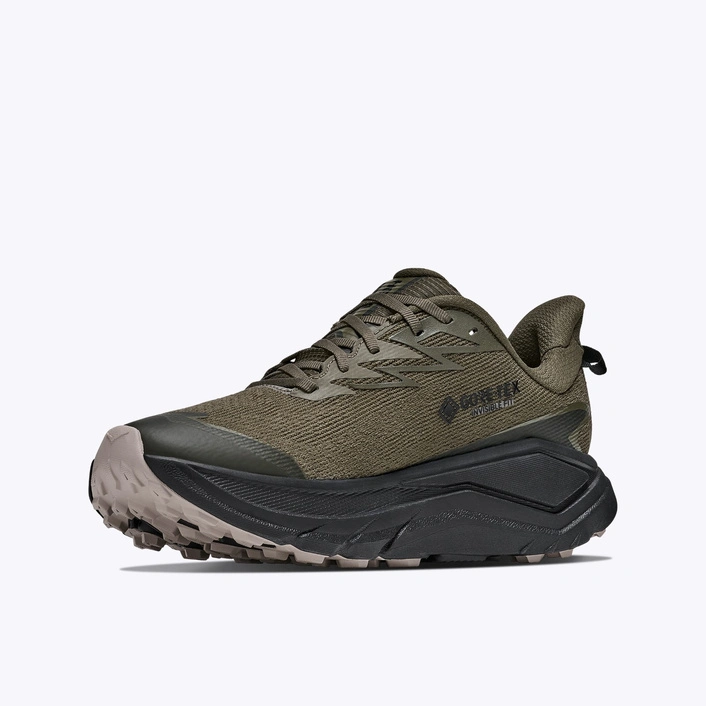 HOKA Challenger 8 GORE-TEX чоловічі кросівки для трейлраннінгу Antique Olive/Black