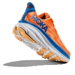 Hoka MEN'S CLIFTON 9 VIBRANT ORANGE/IMPALA
