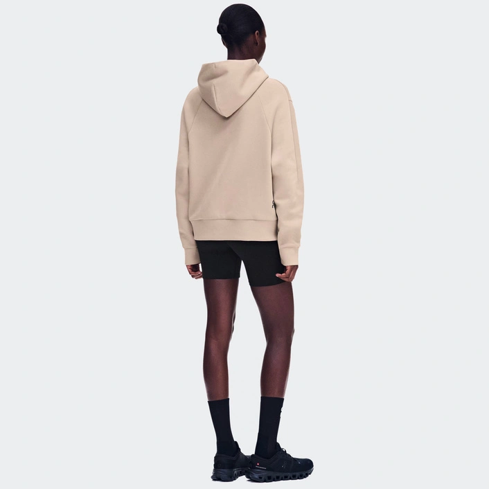 On Жіноче Худі Focus Tech Zip Hoodie Desert 1WF30370603