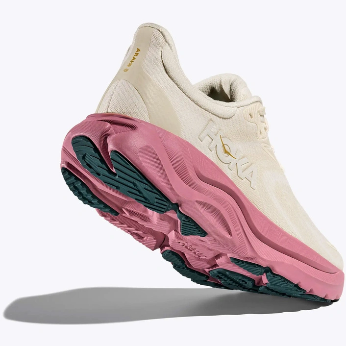HOKA Arahi 8 жіночі кросівки для бігу Alabaster / Lingonberry
