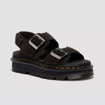 Dr. Martens сандалі на платформі Zebzag замшеві чорні жіночі 42689001
