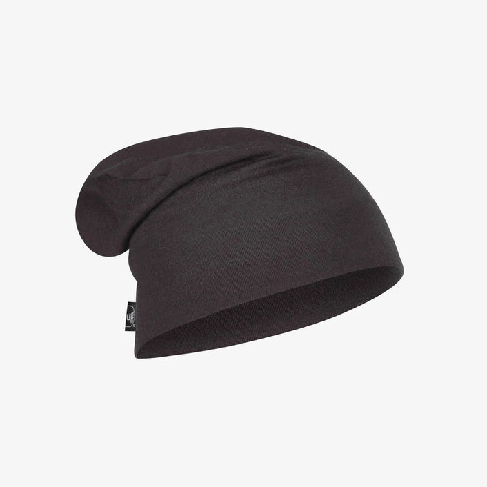 Buff Merino Heavyweight Solid Black