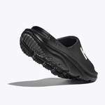HOKA Ora Athletic Slide унісекс шльопанці для відновлення Black / White