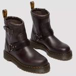 Dr. Martens байкерські черевики Anistone Harness Crazy Horse темно-коричневі 41870200