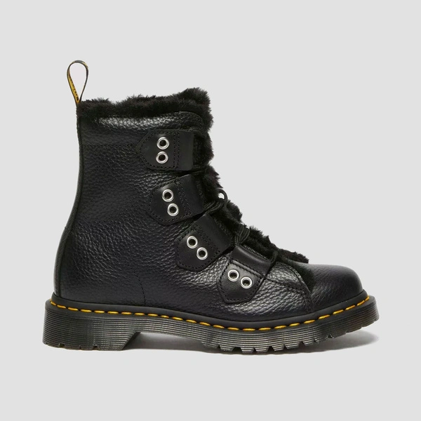 Dr. Martens жіночі утеплені черевики 1460 Milled Nappa чорні 31876001