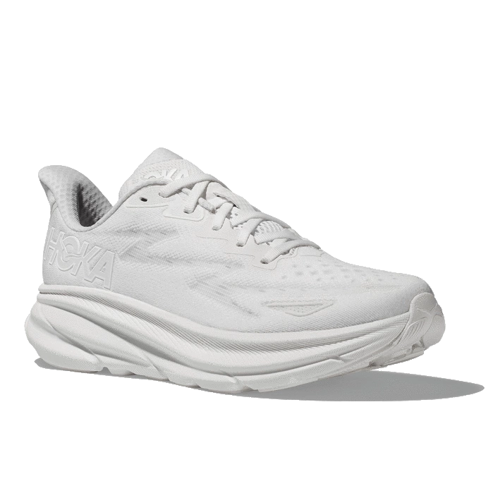 Hoka MEN'S CLIFTON 9 WHITE/WHITE