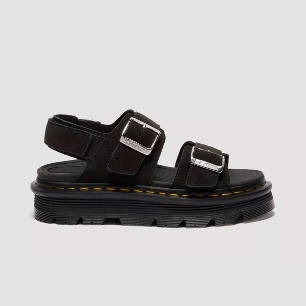 Dr. Martens сандалі на платформі Zebzag замшеві чорні жіночі 42689001
