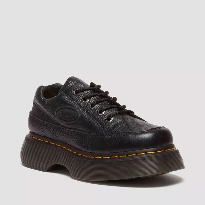 Dr. Martens туфлі Buzz 5-Eye Milled Nappa чорні жіночі 41060001
