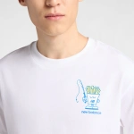 New Balance Футболка Біла Fish and Chips MT61I5BMWT