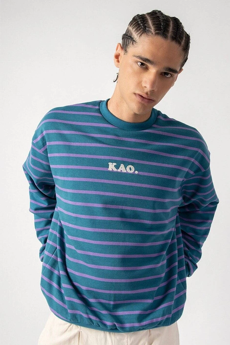 Kaotiko Kao Spuce Striped Sweatshirt