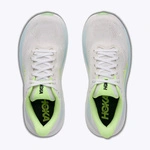HOKA Clifton 11 жіночі кросівки для бігу Frost/Neon Yuzu