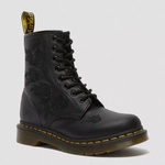 Dr. Martens черевики 1460 Vonda Mono Floral з вишивкою чорні 24985001