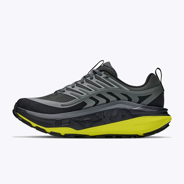 HOKA Stinson 8 чоловічі кросівки для бігу Black/Hoka Citrus