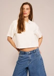 Жіноча футболка поло Coalition CLTN POLO – off white