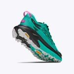 HOKA Mafate 5 жіночі кросівки для трейлраннінгу Black/Electric Aqua
