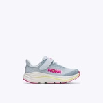 HOKA Clifton 10 Little Kids дитячі кросівки для бігу Overcast / Neon Dragonfruit