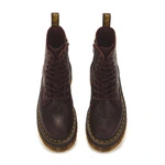 Dr. Martens жіночі черевики на платформі Jadon Floral Emboss Crazy Horse вишневі 43558600
