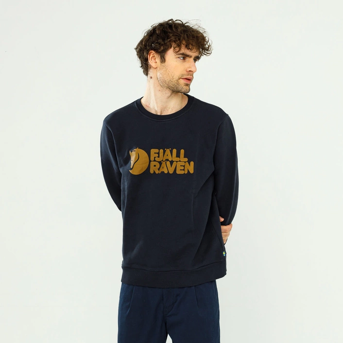 Fjällräven Світшот Logo Sweater M F84142555 Dark Navy