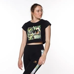 Жіноча футболка New Balance Essentials Botanical чорна