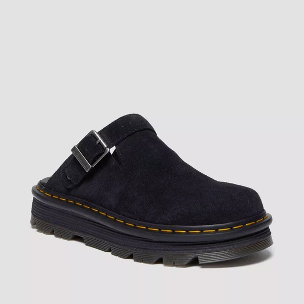 Dr. Martens мюлі на платформі Zebzag Slingback замшеві чорні 31657001