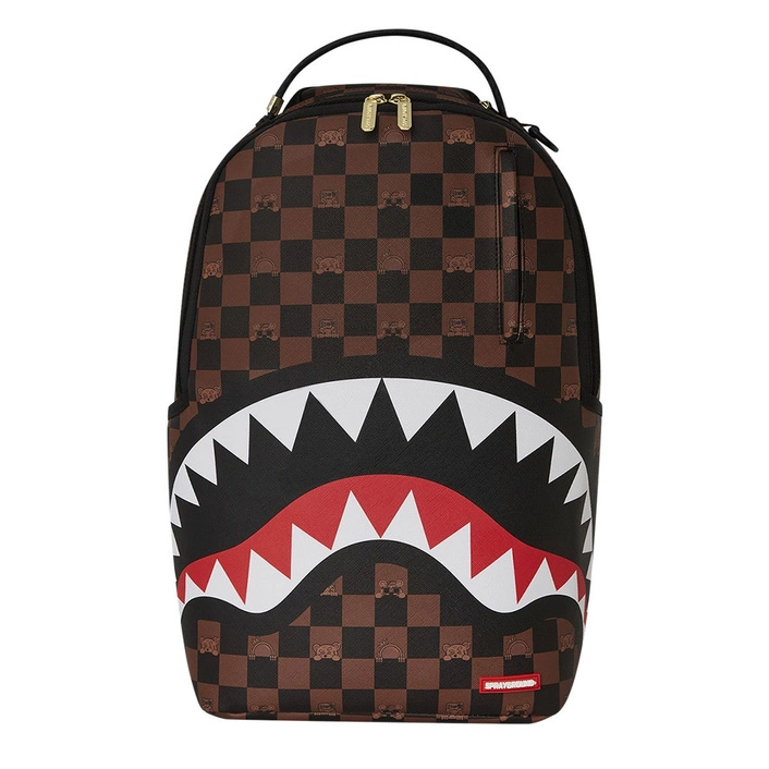 Sprayground Peeking Character Check Backpack 910B7331NSZ