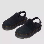 Dr. Martens мюлі на платформі Zebzag Slingback замшеві чорні 31657001