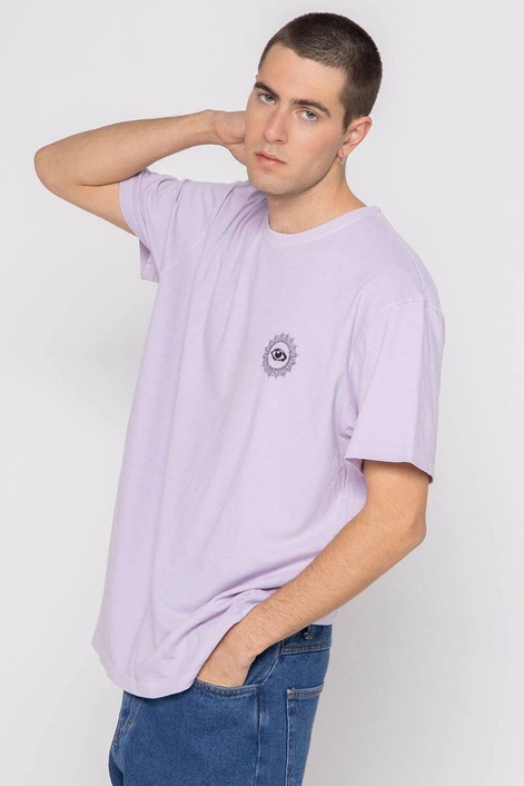 Kaotiko Mauve Liberty Washed T-shirt