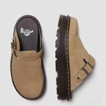 Dr. Martens мюлі на платформі Zebzag Slingback замшеві світло-коричневі 31737439