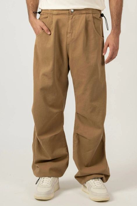 Kaotiko Camel Parachute Trousers