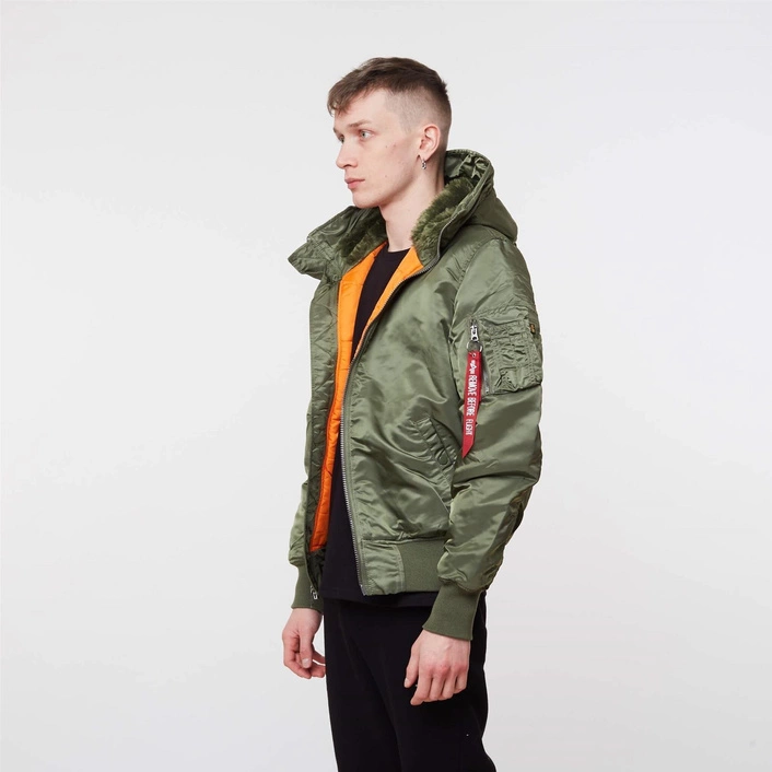 Alpha Industries MA-1 Hooded SAGE GREEN