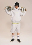 Дитяче худі Coalition CLTN K HOODIE – світло-сірий меланж
